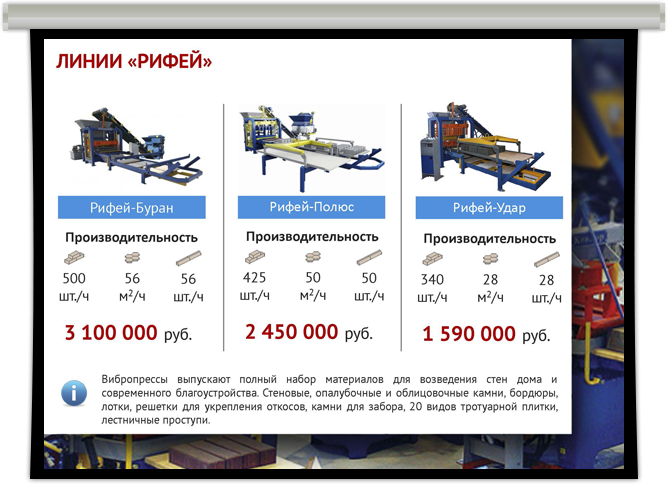 Презентация для завода «СтройТехника»